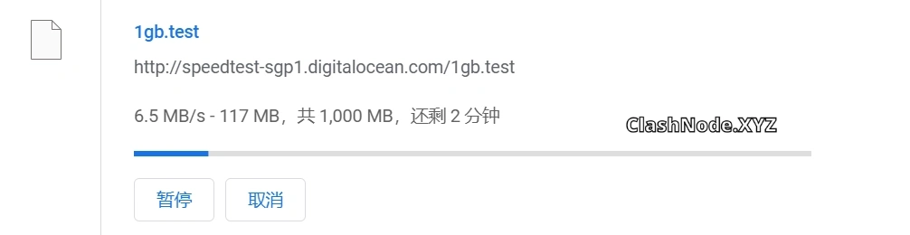 Realnode 机场文件下载测速